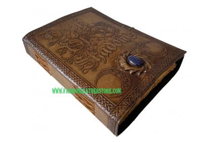 Book Of Shadows The Spell Book Hardcover Embossed Notebook Charcoal ten Color And Handmade